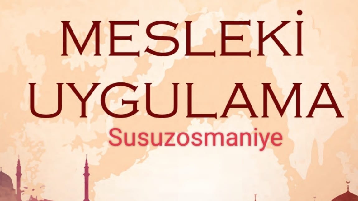 Mesleki uygulama programımızın dördüncü durağı Susuzosmaniye oldu.